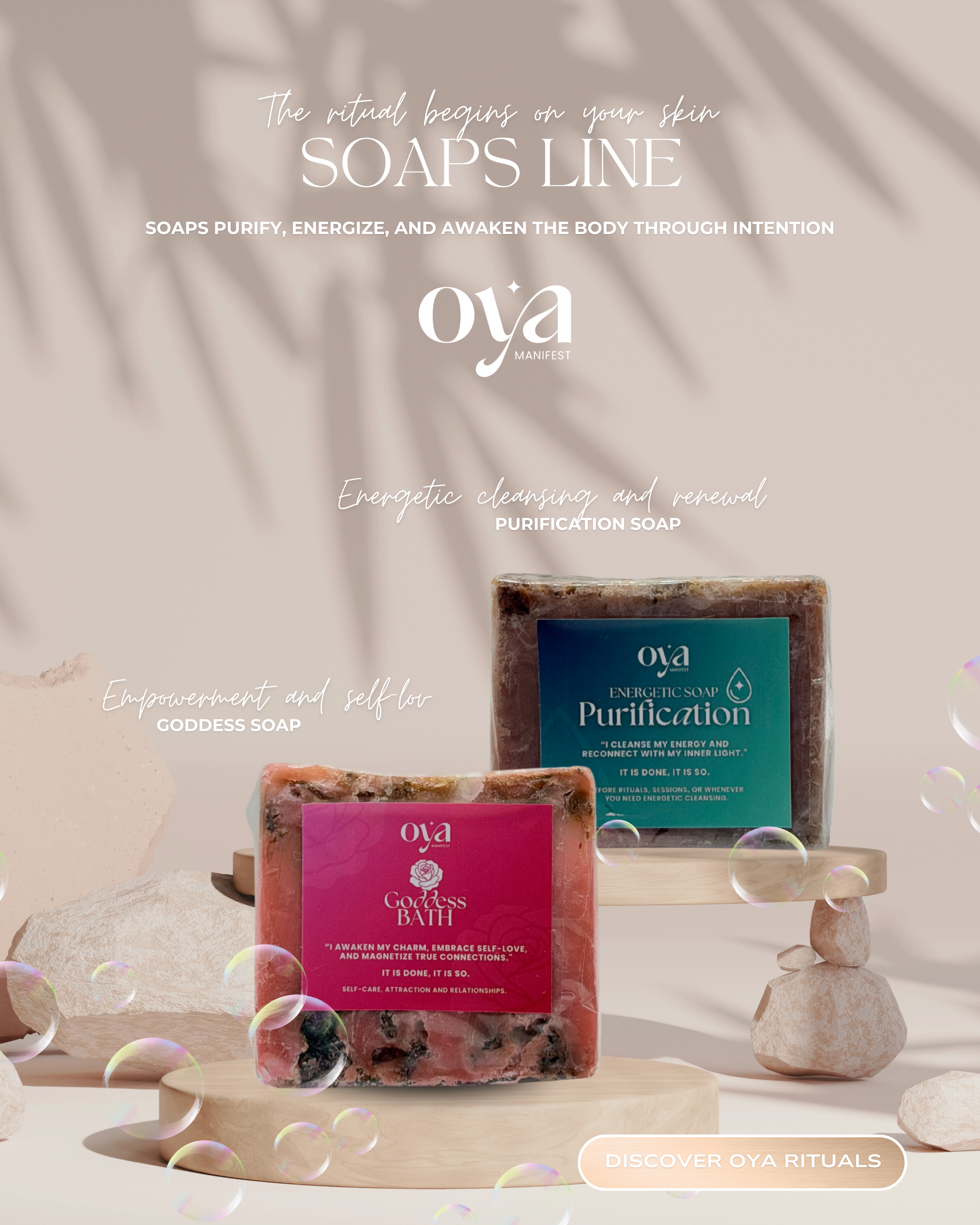 Goddess Soap – Self-Love Ritual Bar (Oya Manifest)