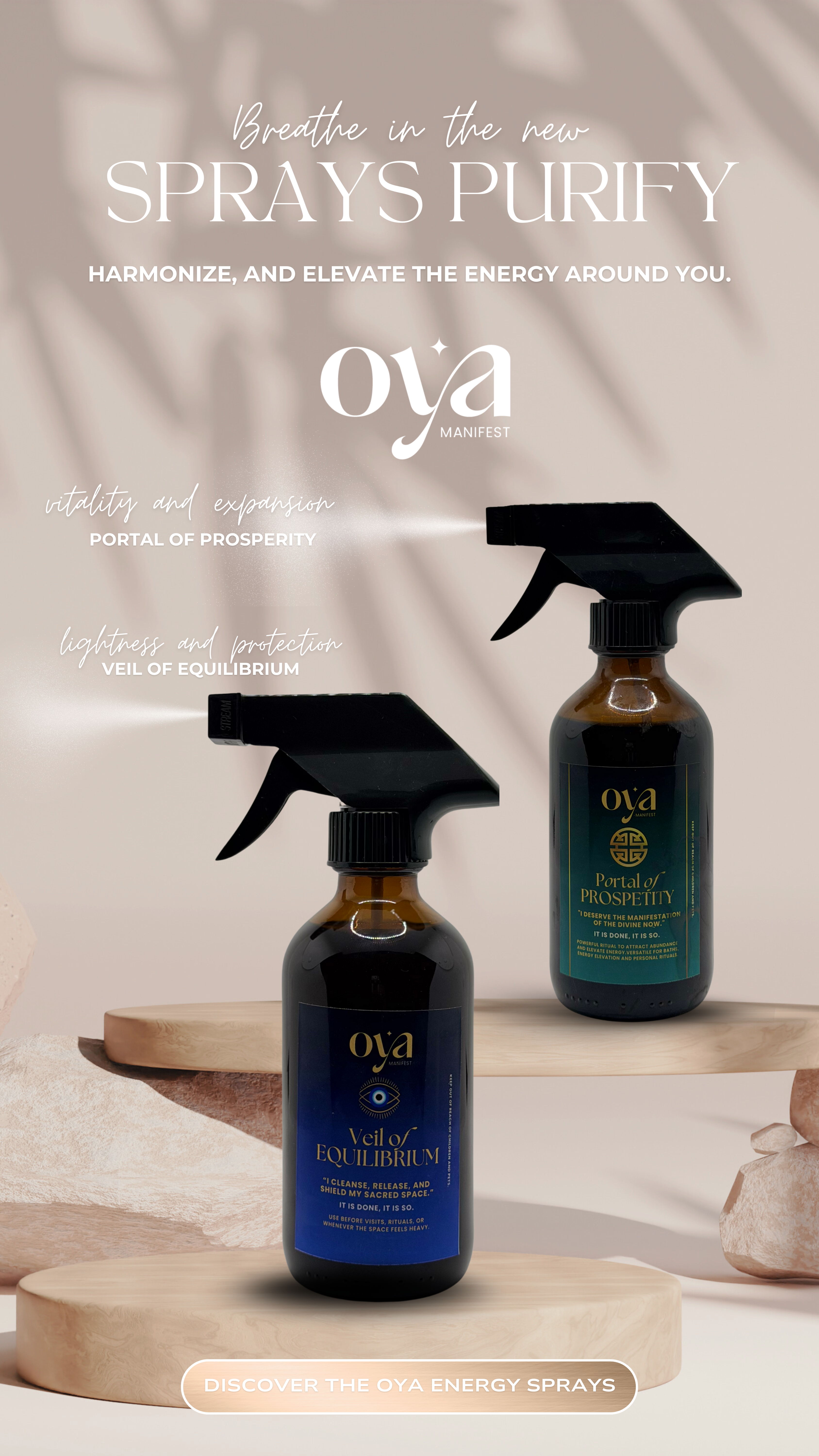 Portal of Prosperity Spray – Uplifting Aromatic Mist (Oya Manifest)